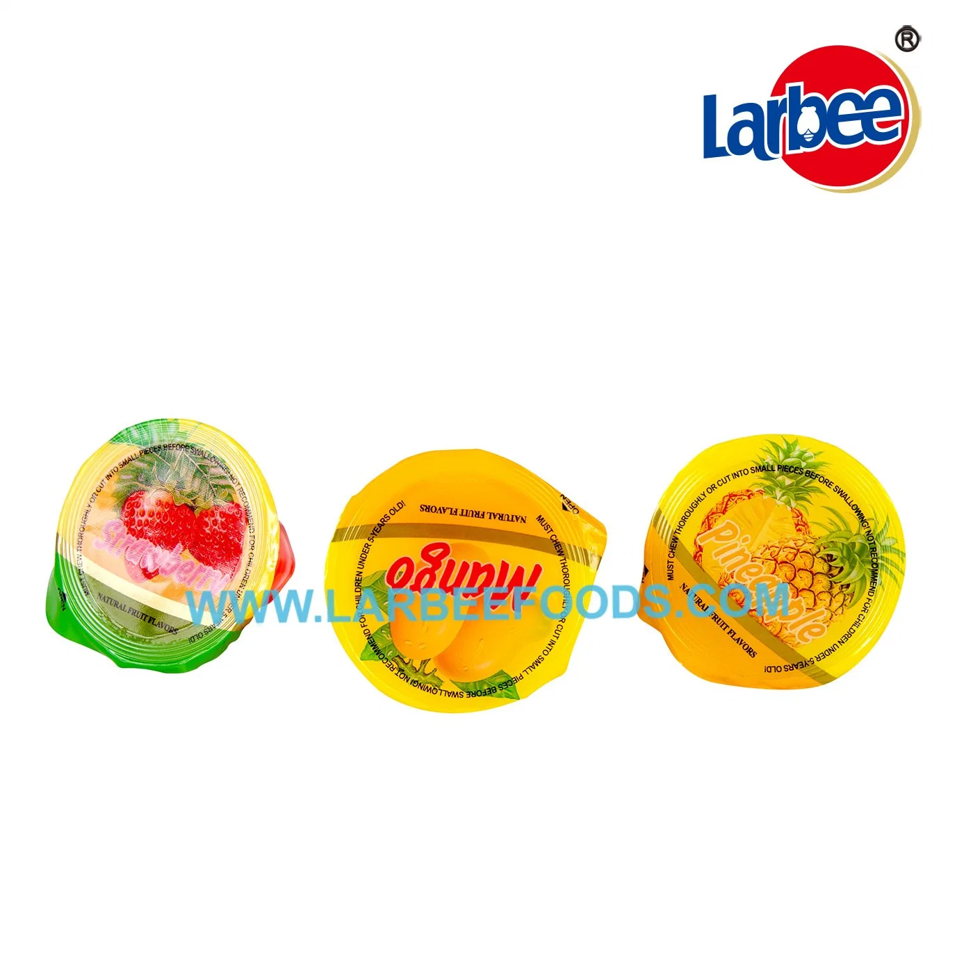 Delicious Snakc Food 28g Fruit Jelly in Jar From Larbee Factory