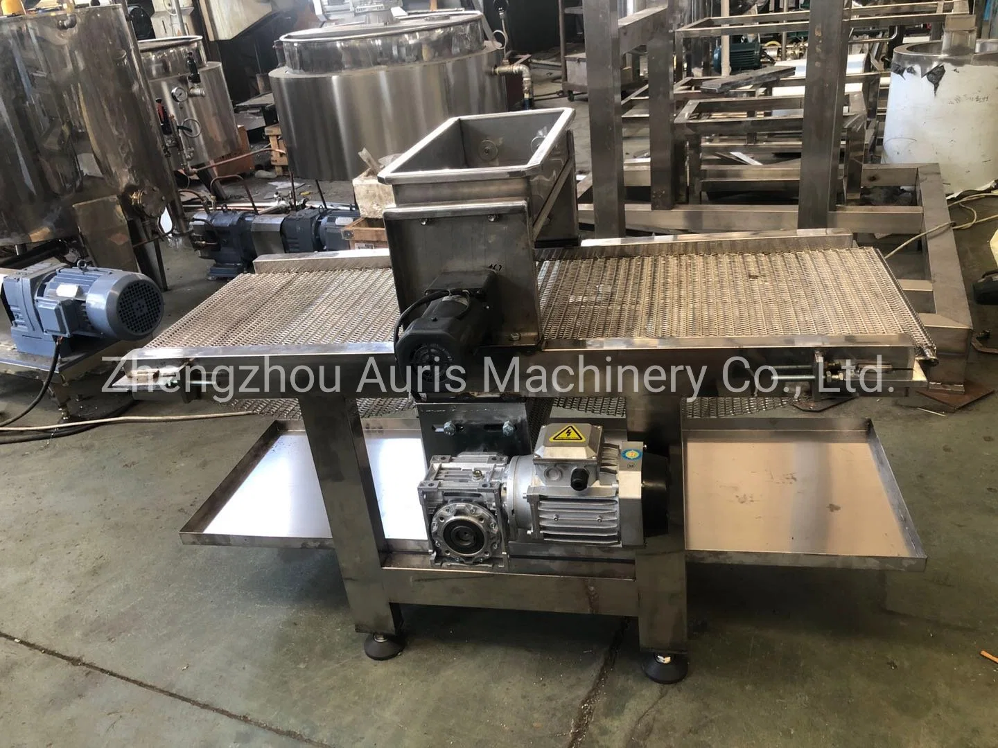 Automatic Food Powder Sugar Salt Spreading Machinery Bakery Bread Hamburger Sesame Seeds Sprinkling Spreading Machine