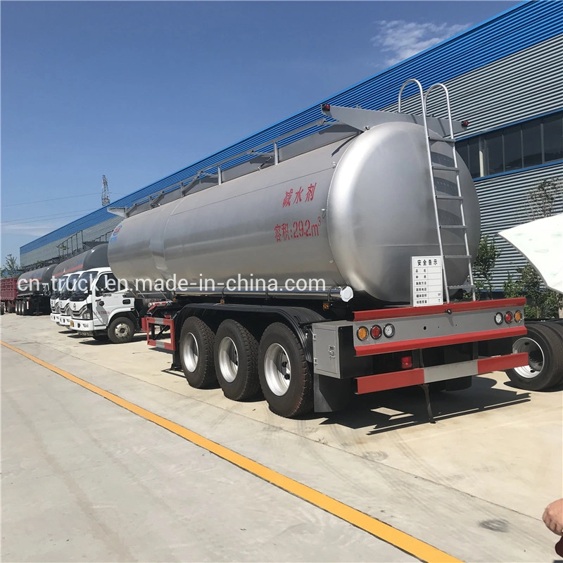 Low Price 20mt 25mt 26mt 27mt 28mt 29mt 30mt Acid Liquid Chemical Trailer Tank with Pump