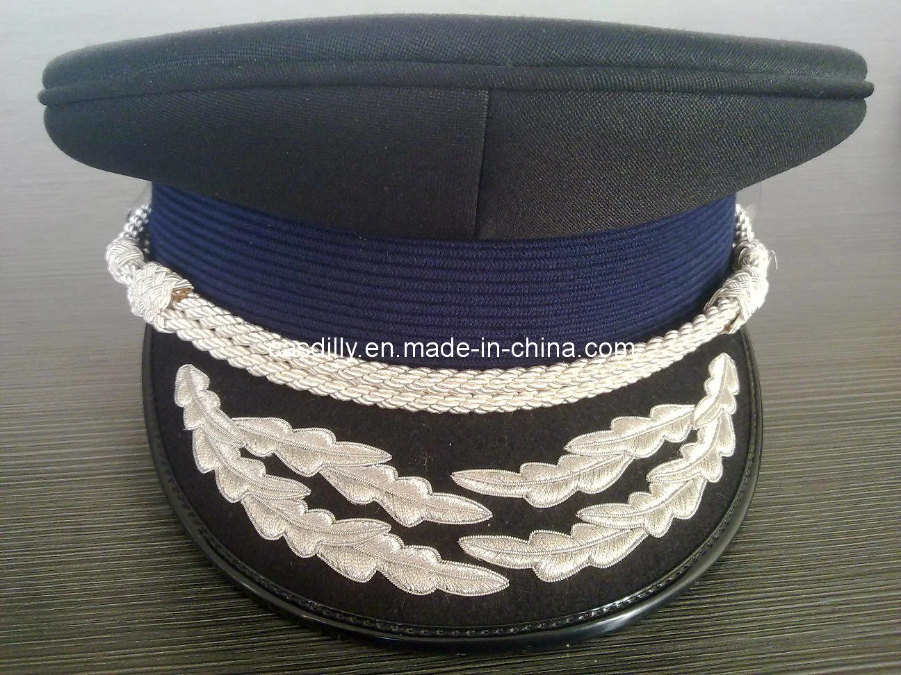 Good Quality Handwork Army Military Police Peak Cap