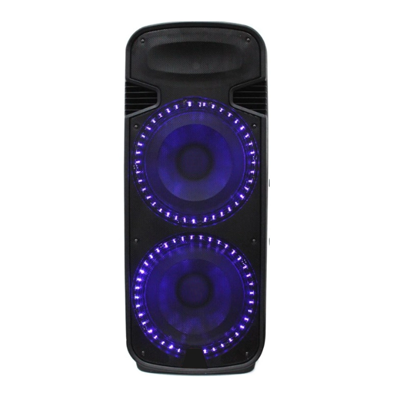 Audio Double 15inch Portable Bluetooth Speaker with FM/USB Spare Parts Accessories Assemble