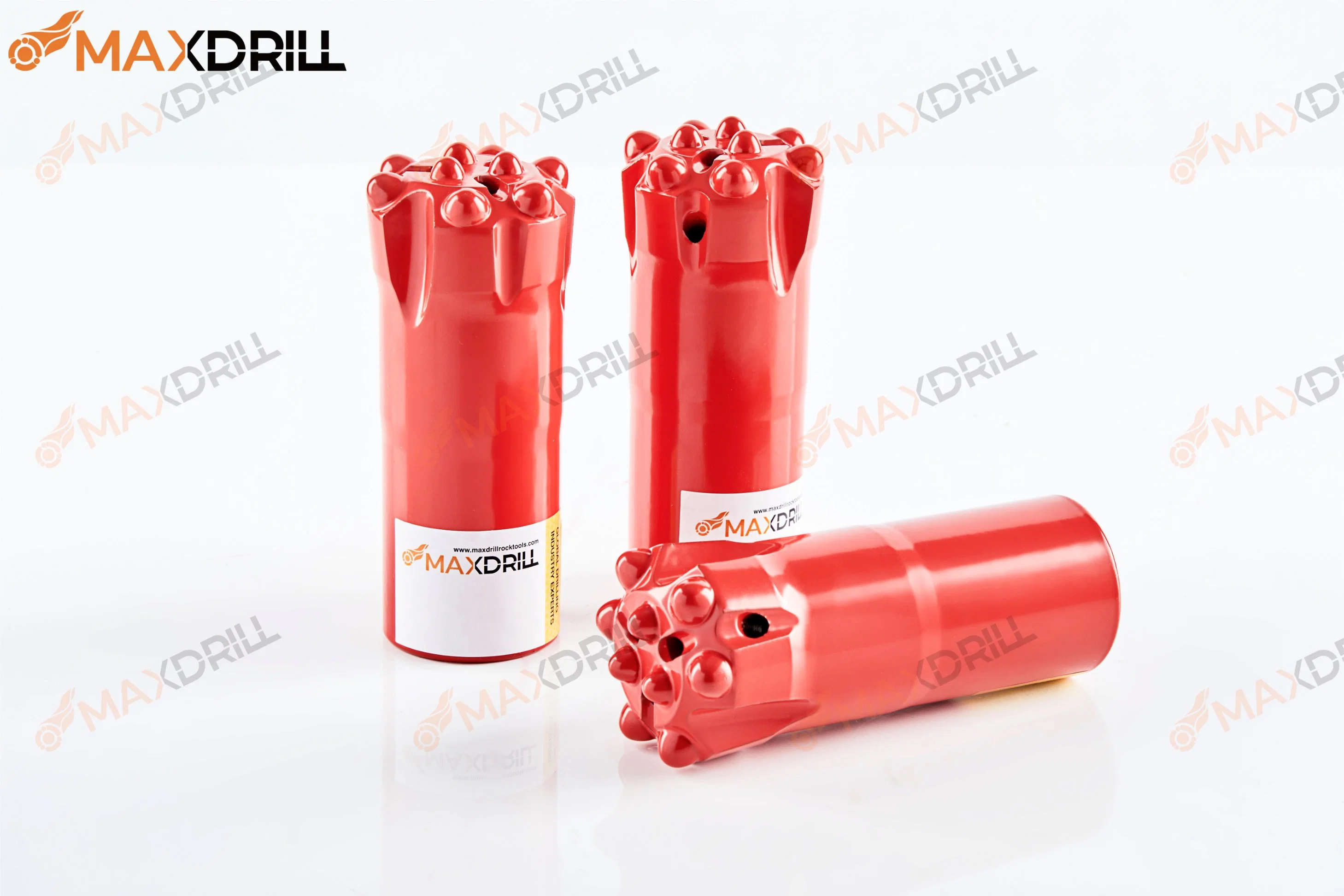 Maxdrill fábrica de alta calidad Precio Herramientas de roca TR35 45mm 9 Puntas rosca de botón para Benching y Drilling