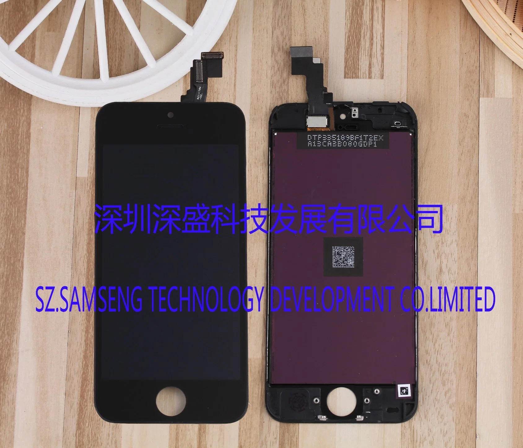 شاشة LCD للهاتف المحمول لهاتف iPhone 5c LCD مع جهاز التحويل الرقمي التجميع