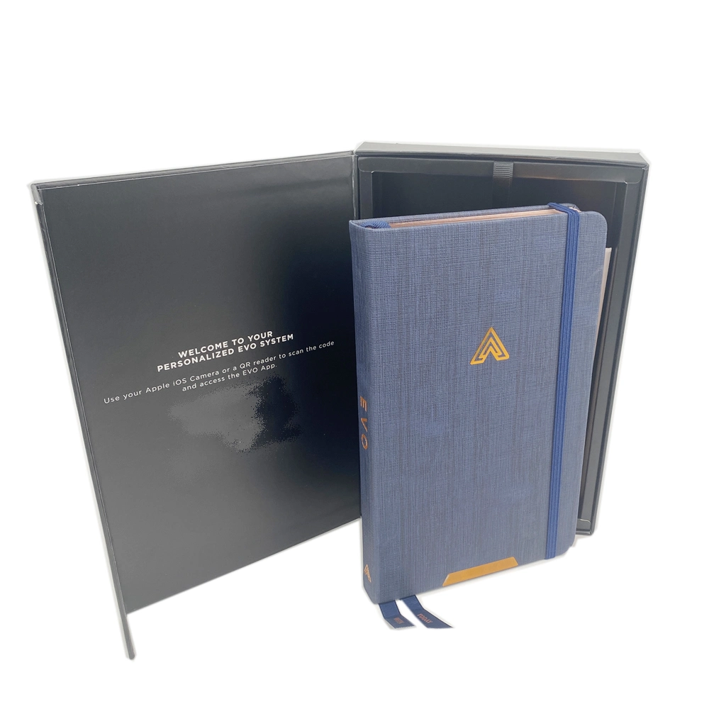 Impressão personalizada 2022 Linha de capa dura Oficial Box define um conjunto de notebook diário5 para Dom