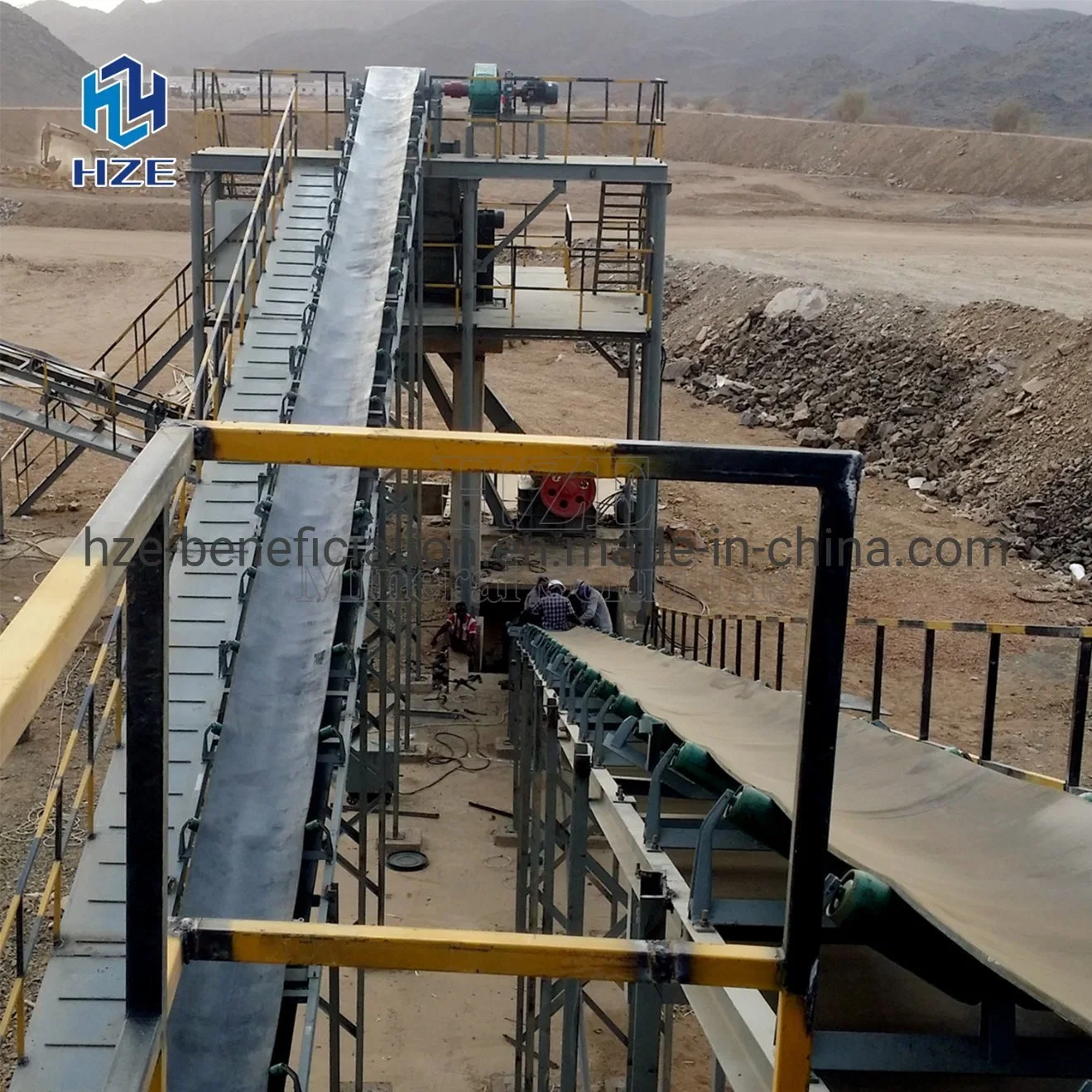 Gold Mine Equipment Belt Conveyor of Mineral Processing Plant