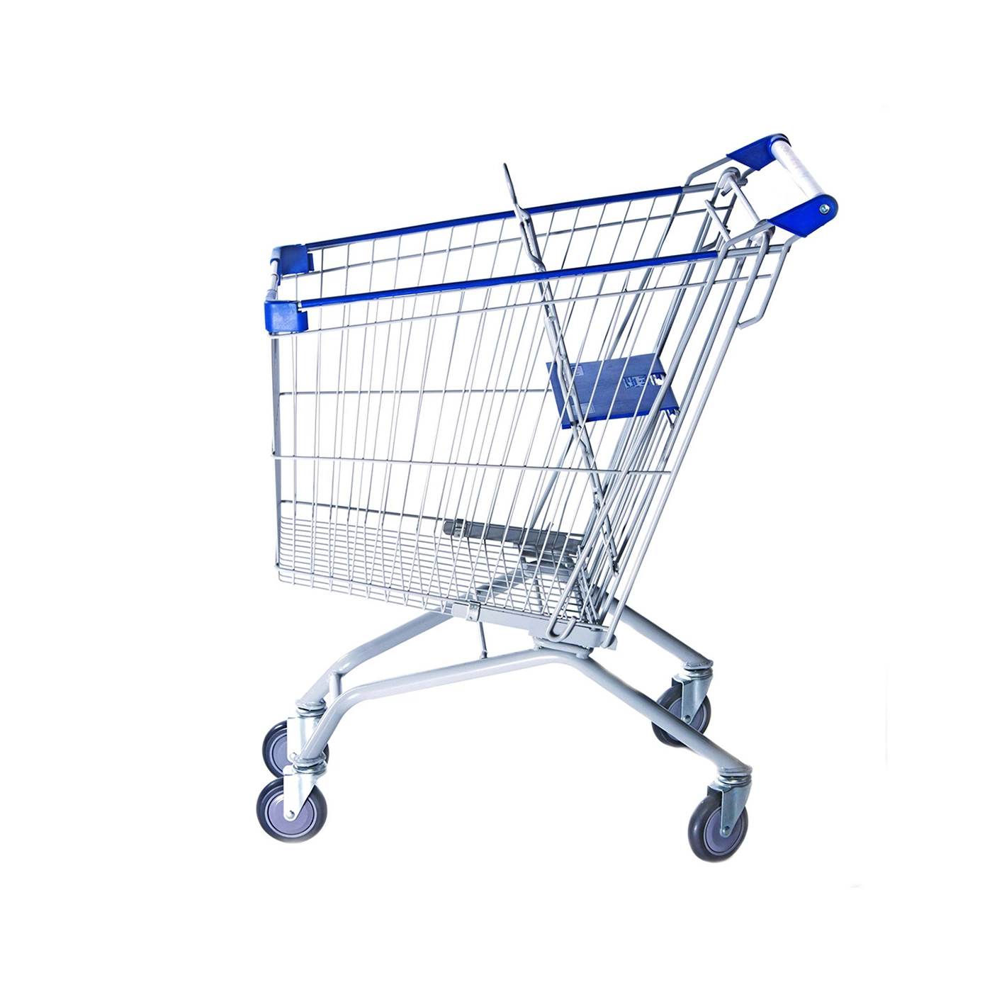 Bold Colored Metal Shopping Trolleys Build Brand Recognition