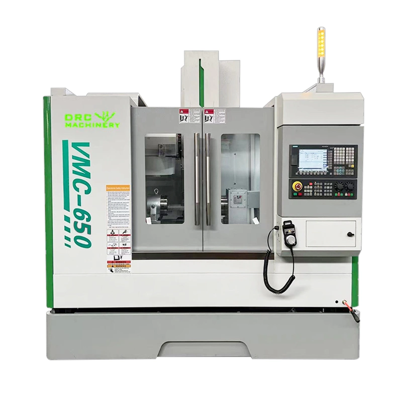 Centro de Usinagem Vertical Pequeno de 5 Eixos Vmc650 Máquina de Fresagem de Metal Mini CNC