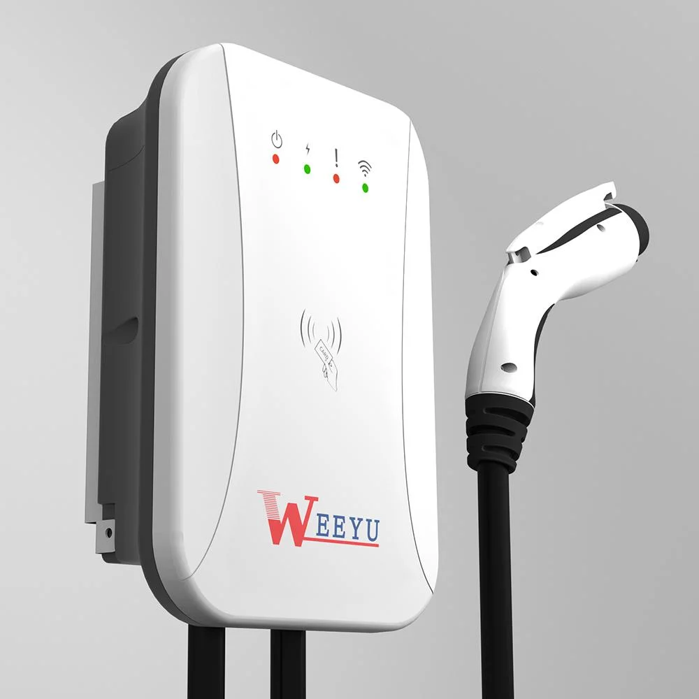 Коммерческие зарядные станции Octpp 7 кВт 32A типа 2 EV Smart Зарядное устройство EV с WiFi