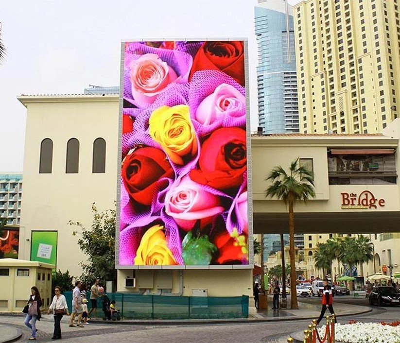 P6mm High Definition Outdoor 6000nits Screen Brightness Full Color LED Advertising Screen Wall