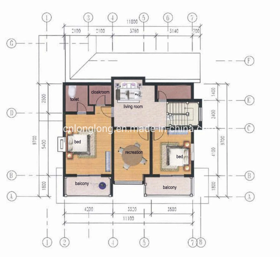 Prefab House Light Steel Structure Villa 3-13