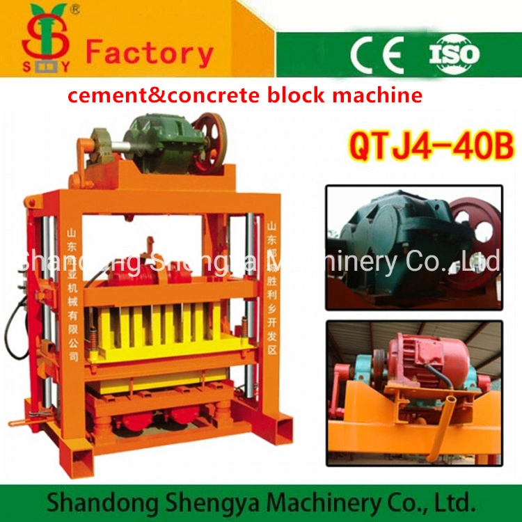 Qtj4-40 Interlocking Brick Making Machine Price