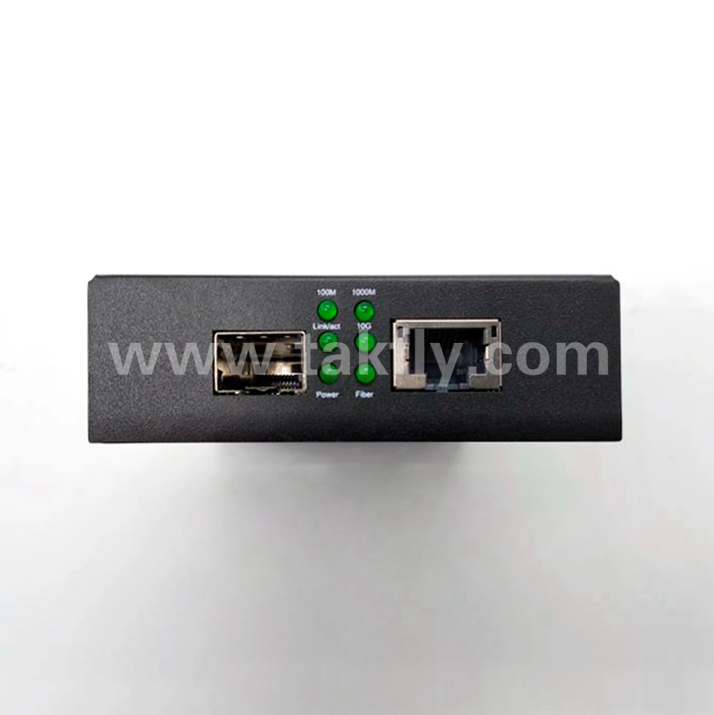 10gbase-Tx to 10gbase-Fx Fiber Optic Media Converter