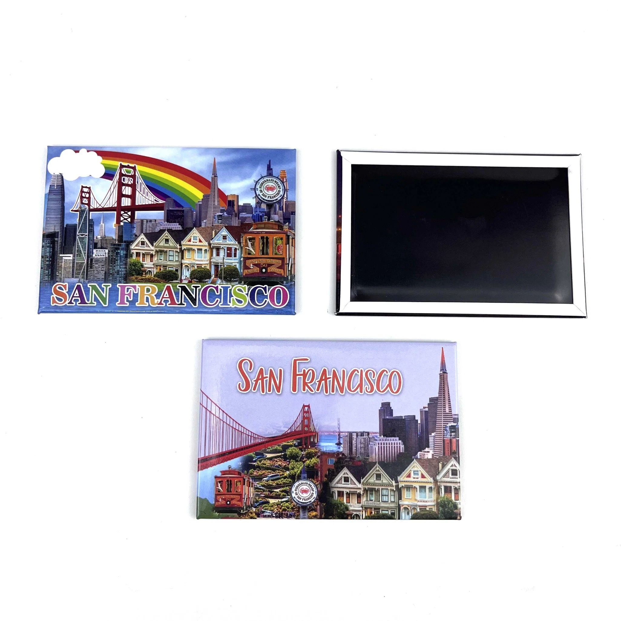 Tourist Souvenir USA Venice Beach Photo Tinplate Magnets Gift Custom Own Design Metal Tin Fridge Magnet From Around The World