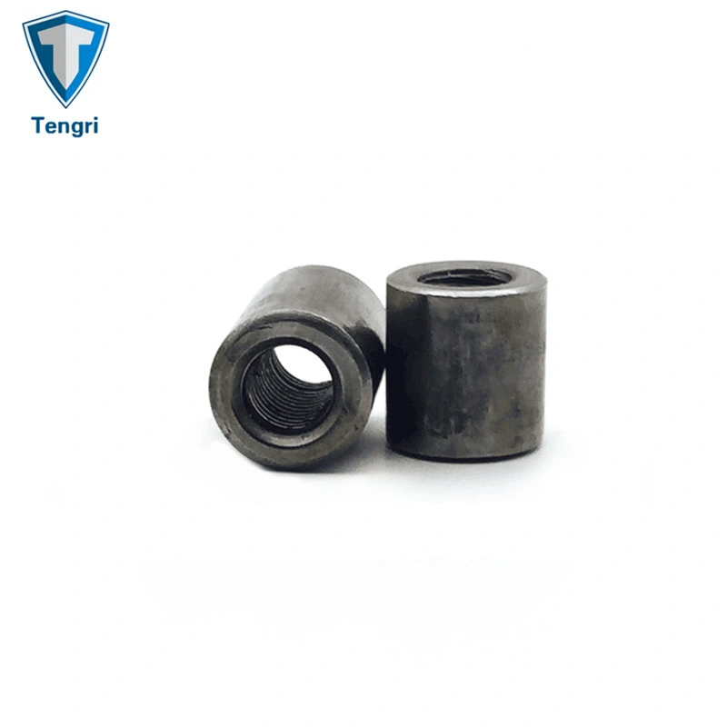 China Supplier High Precise Steel M3 Steel Plain Long Round Coupling Nuts