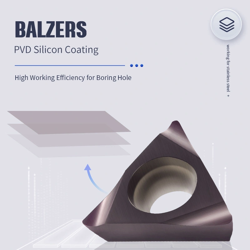 Универсальное и практичное лезвие без покрытия пластина CNC токарный станок Серия Tbgt