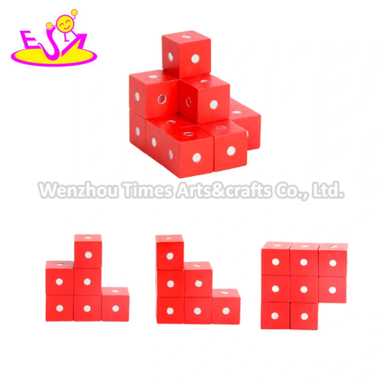 2020 High quality/High cost performance  Preschool Wooden Magnetic Blocks for Kids W13A206