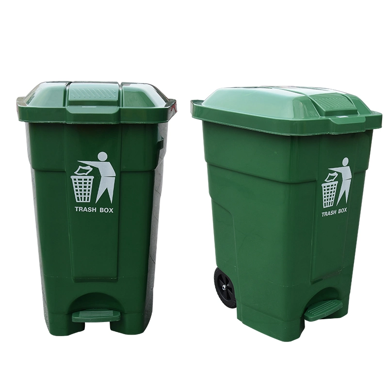 Venta caliente Trashbin de plástico reciclado de residuos al aire libre las latas de bandeja de basura