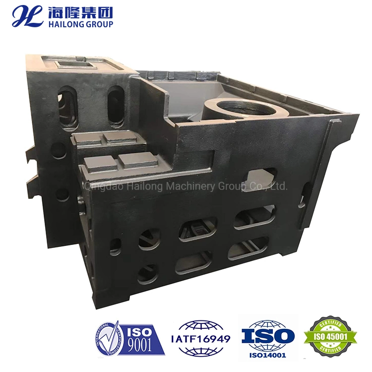China Foundry Machine Tools Base Casting Made of Grey Ductile Iron Sand Cast