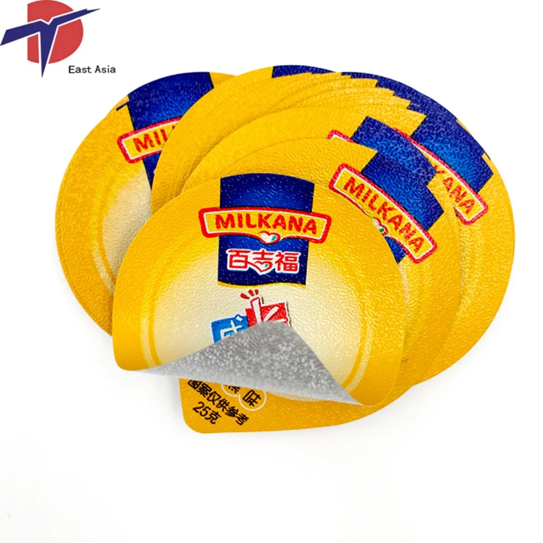 China Manufacturer 50mm Aluminum Foil Lids for Cheese