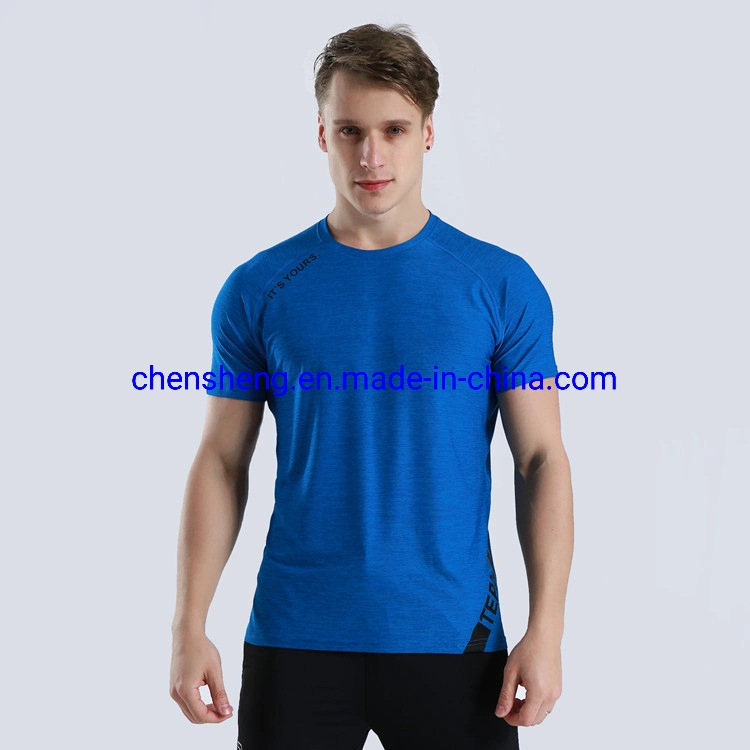 Fashion Solid Color Quick Dry Cheap Wholesale/Supplier T Shirts Mens Tshirt Sport Plain T Shirt Wear for Gym Fitness