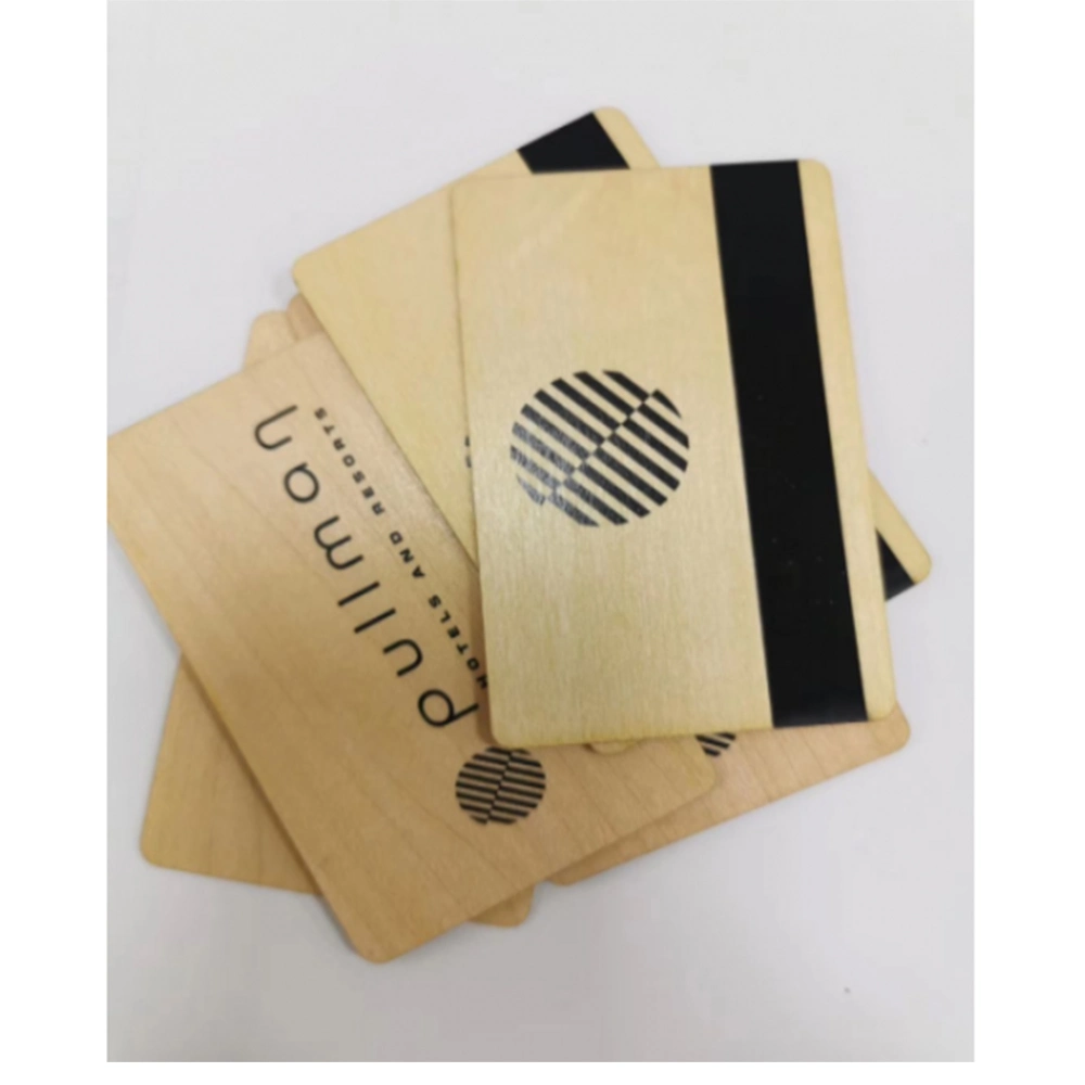 الجملة Ntag215 رقاقة خشبية RFID Bamboo Key Card