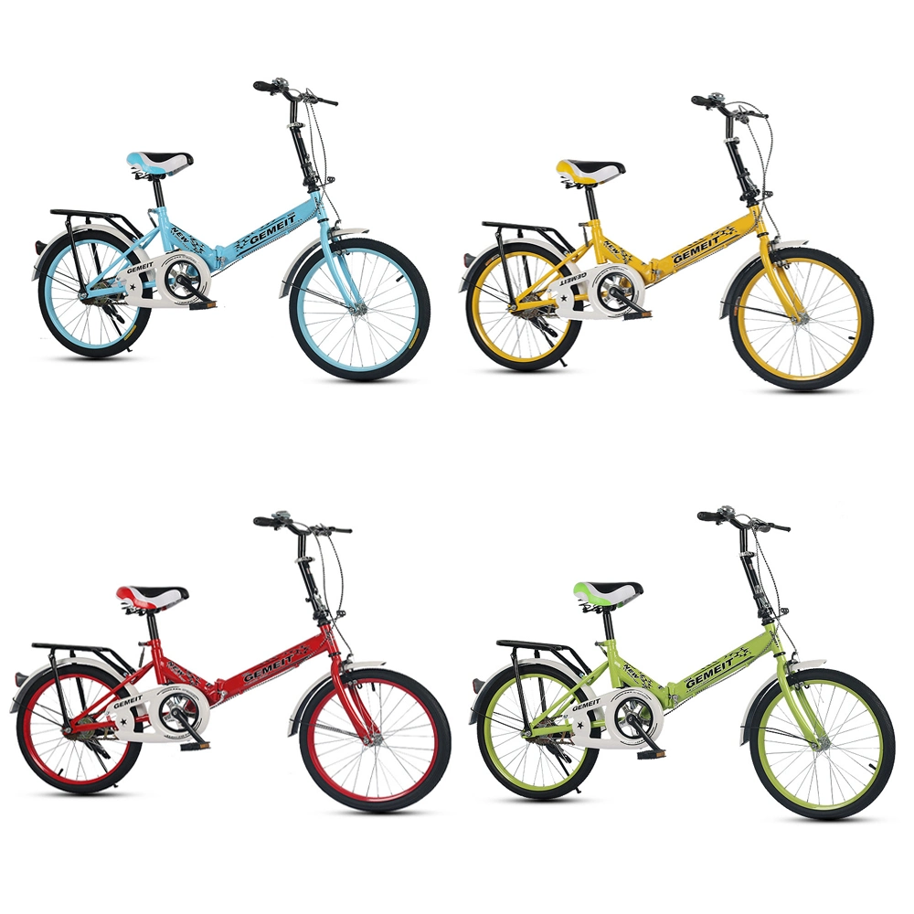 5% off Hot Sale 20 Inch Mini Portable Student Folding Bike with Speeds Derailleur Folding Bike