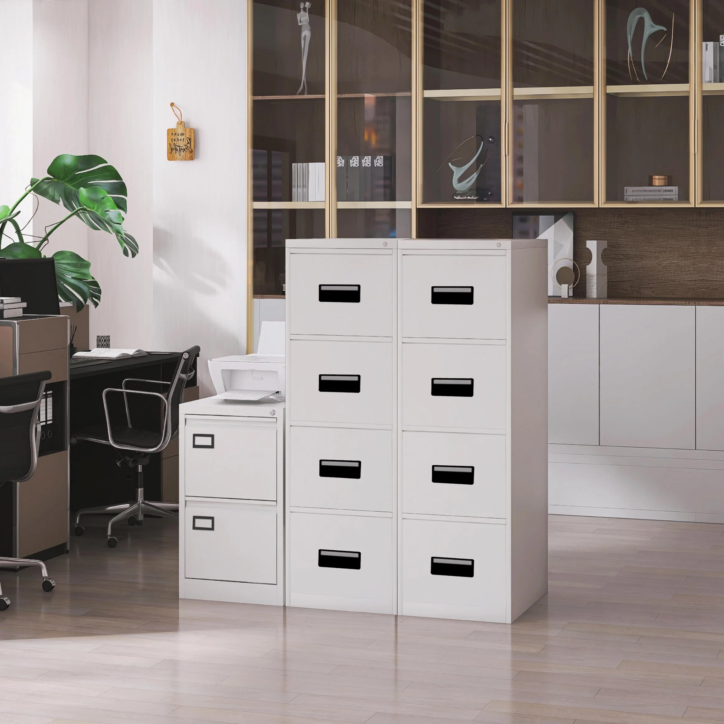 Modern Chinese Office Home Furniture Metal Cabinets Steel 2 3 4 Drawer Storage Vertical Filing Cabinet