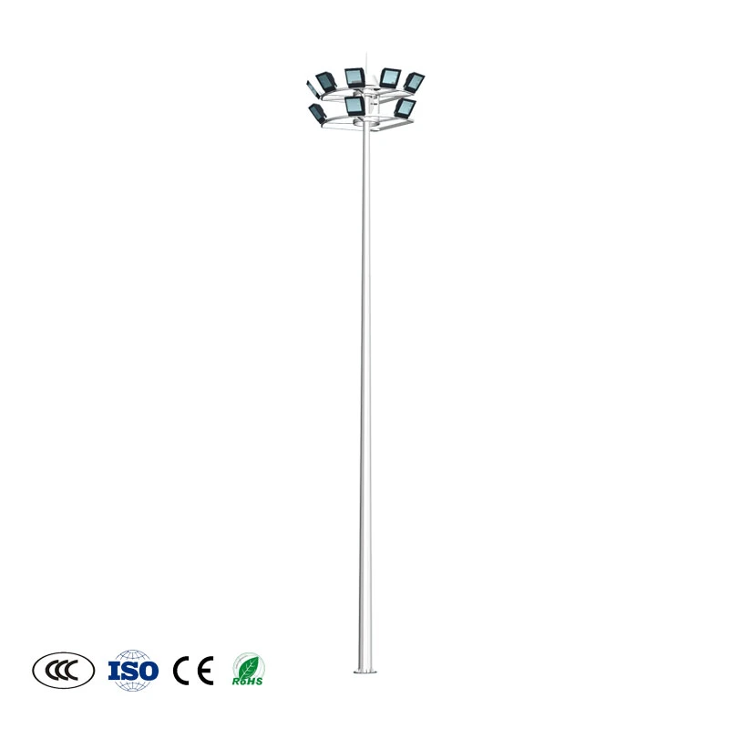 Verzinkter Stahl High Mast Street Light Pole