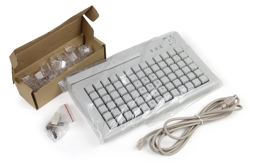 Teclado USB blanco POS Programmble