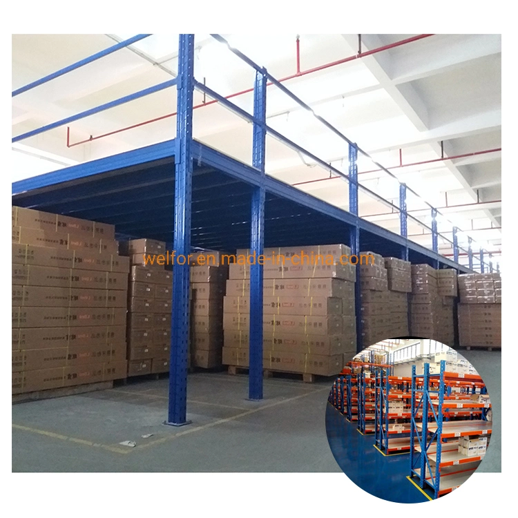 Manufacturer Offer CAD Drawing Steel Platform Structure Racking Floor Mezzanine