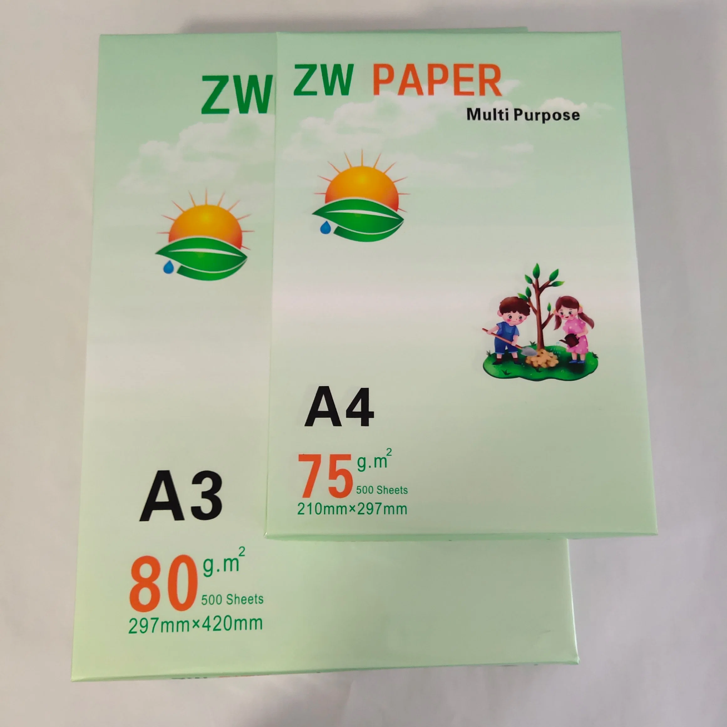 A4 70 GSM 500 Sheets School Office Pulp Copy Paper Manufacturer A4 Paper Copy for Print 80GSM 75GSM 70GSM Letter Size Legal Size