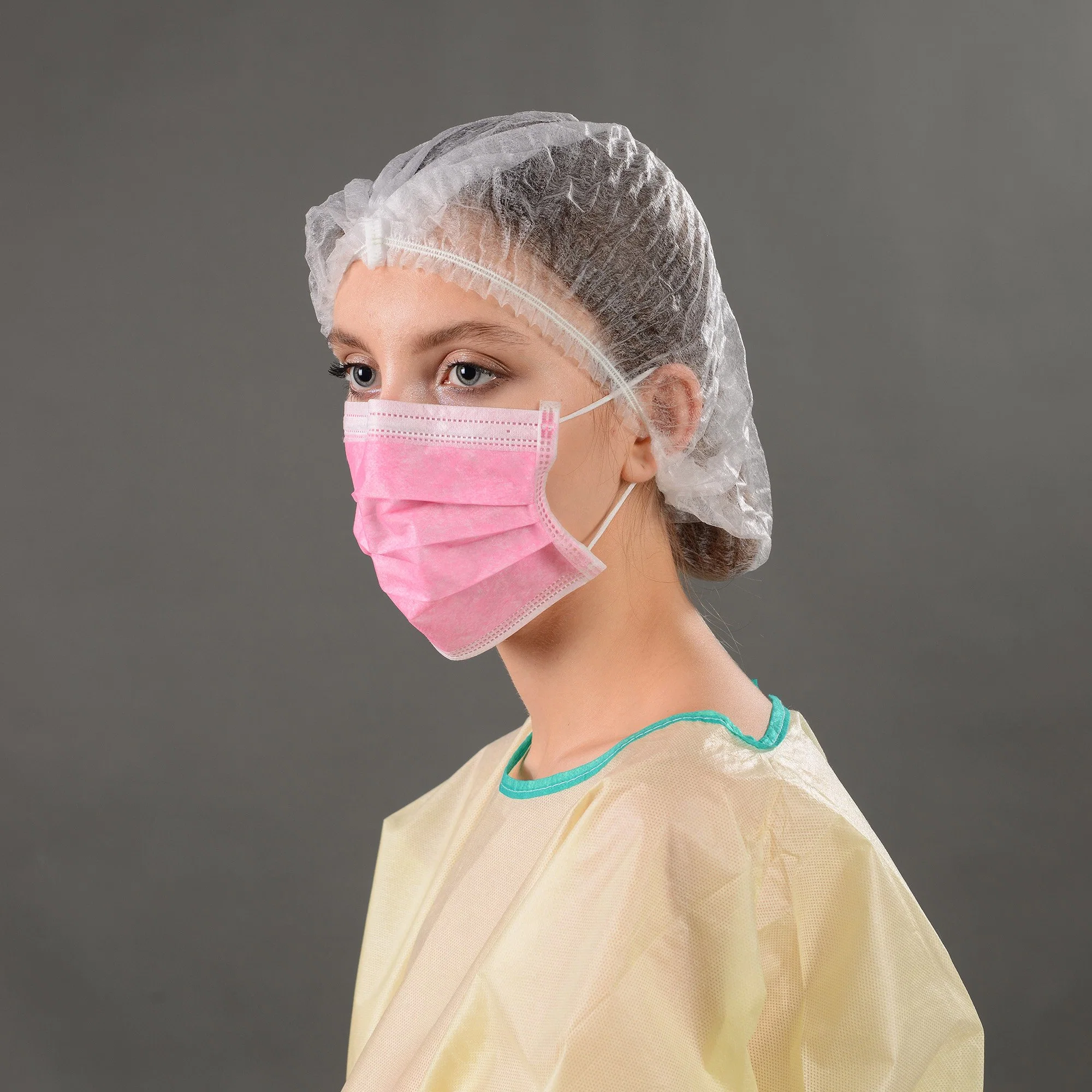 3-Ply Nonwoven Face Mask for Surgical Doctor