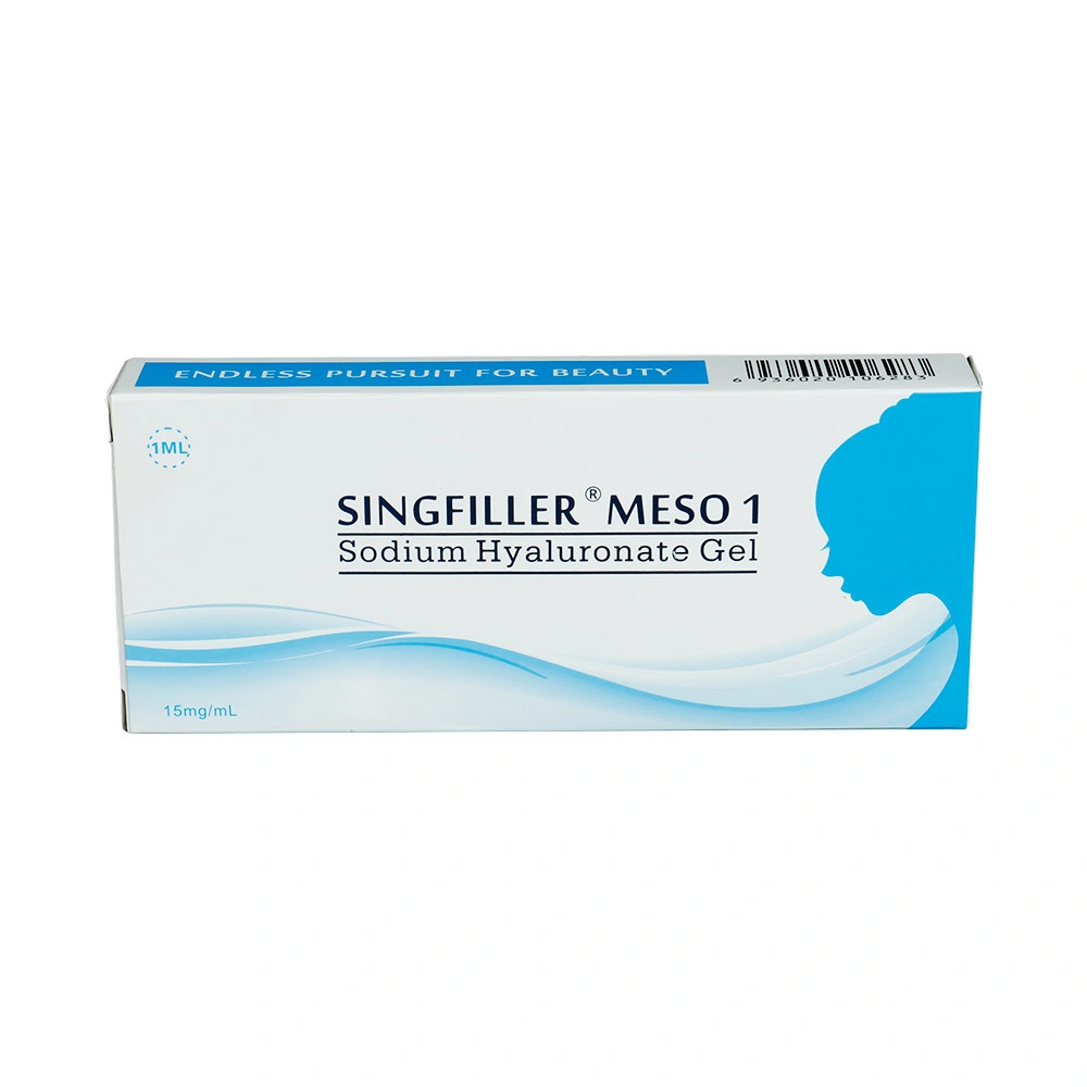 El volumen de 1.0ml/jeringuilla 15-30mg/ml de la concentración en hectáreas Singfiller hialuronato sódico mesoterapia