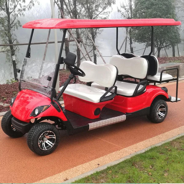 Customized Export Quality Vintage Sightseeing Car Folding Golf Buggy Pedal Electric Golf Cart for Sale