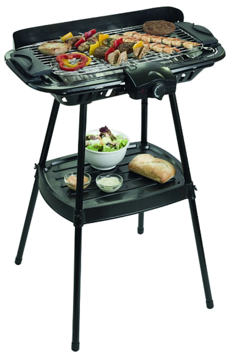 Electrical BBQ Camping Picnic Electric Tabletop Steel Stand Portable BBQ Griller