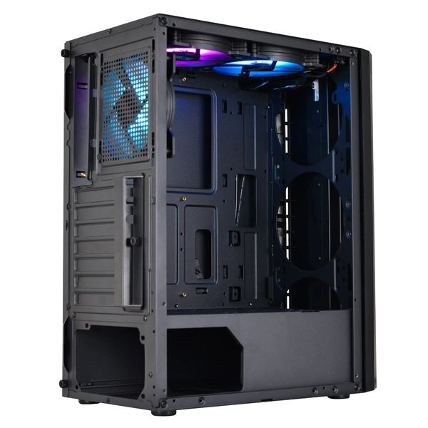 Нормального питания ATX корпус компьютера с элегантным бизнес-Дизайн черный цвет