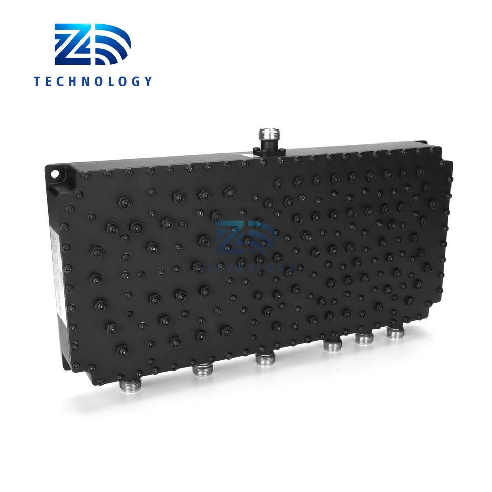 Customized Frequency 800-960MHz 1520-1670MHz 1805-1880MHz 1930-1990MHz 2110-2170MHz 2400-2500MHz 6 Way Combiner with N Female Connector