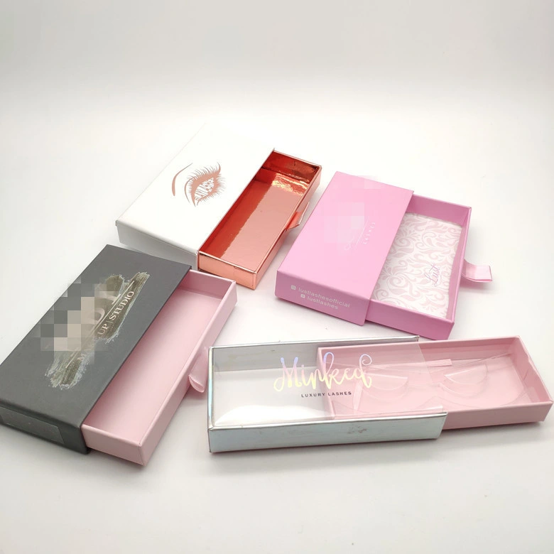 Paquete de Caja de etiquetas privadas D008 de lujo 3D Eyelash