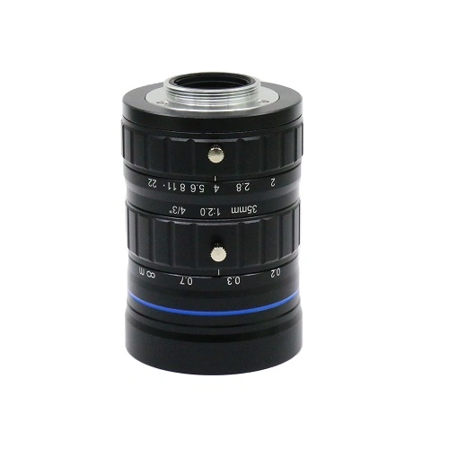 35mm F2.0 4/3" 12MP C Mount Fa Lentille de caméra de vision industrielle de la machine