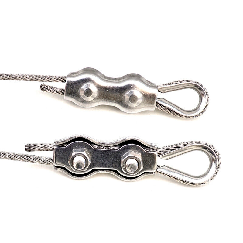 Adjustable Galvanized Stainless Steel Duplex Wire Rope Clip