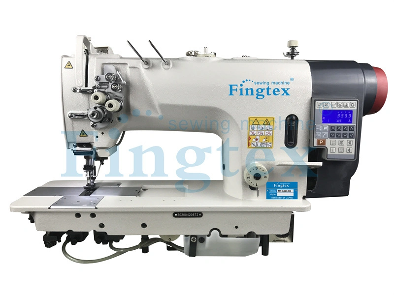 Direct Drive Computerized Mini-Oil High Speed Double Needle Lockstitch Industrial Sewing Machine