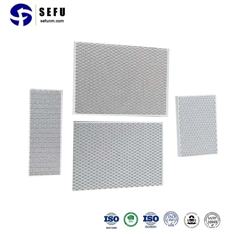 Porous Ceramics Factory Refractory Square Infrared IR Honeycomb Burner Plate for Gas Stove/Heater/Furnace