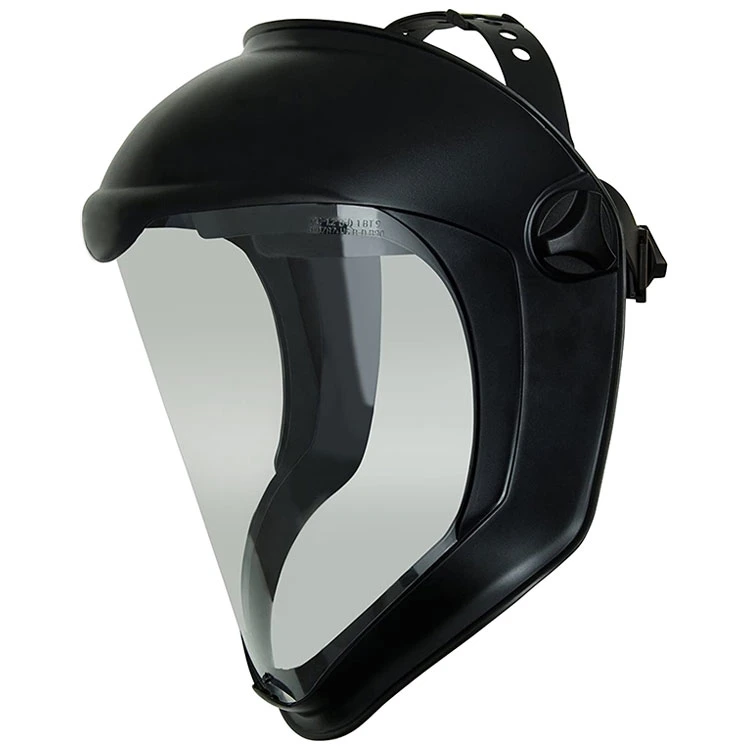 Visor ajustable de policarbonato transparente personalizado resistente a la niebla resistente a los reflejos Protector facial de seguridad industrial