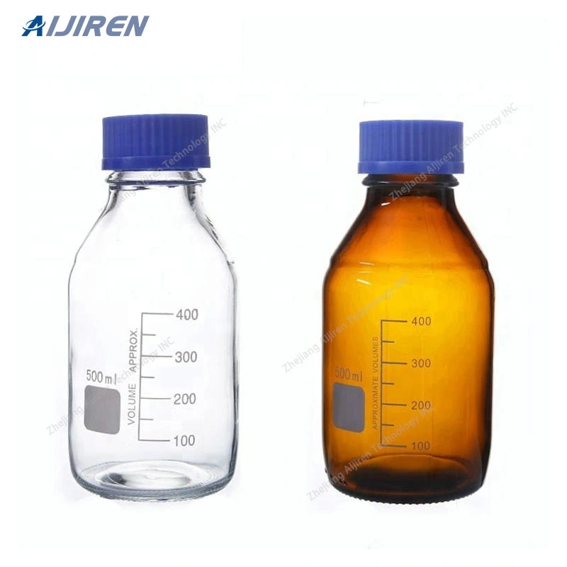 Lab Sample Storage Gl45 Plastic Screw Top Glass Reagent Bottle 1000ml