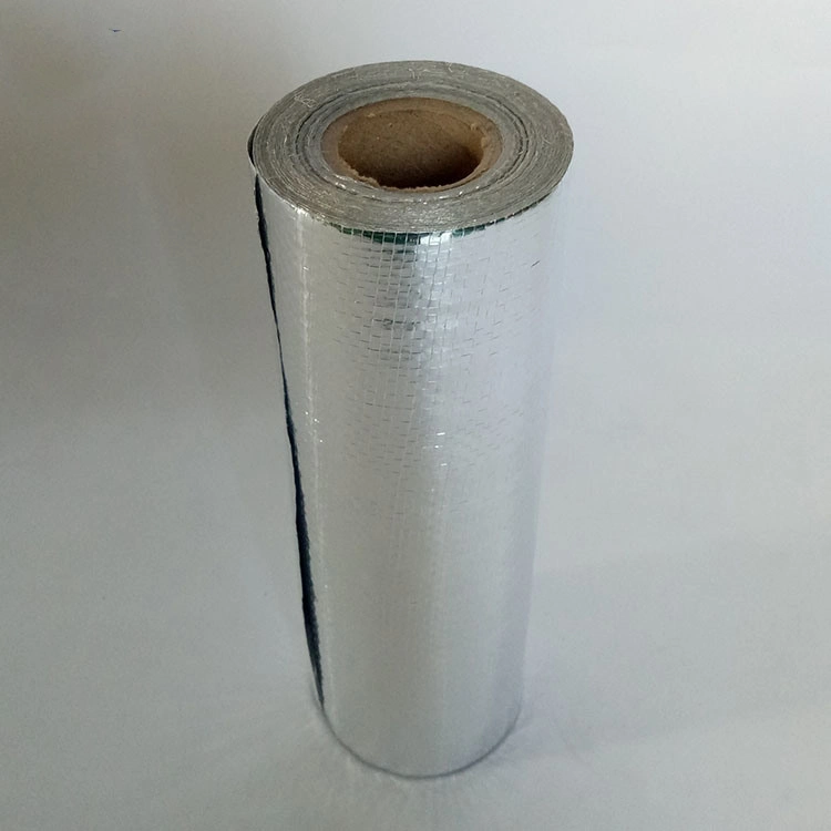 Reflective Fire Proof Double Sided Foil Backed Woven Fabric for Roof Insulation