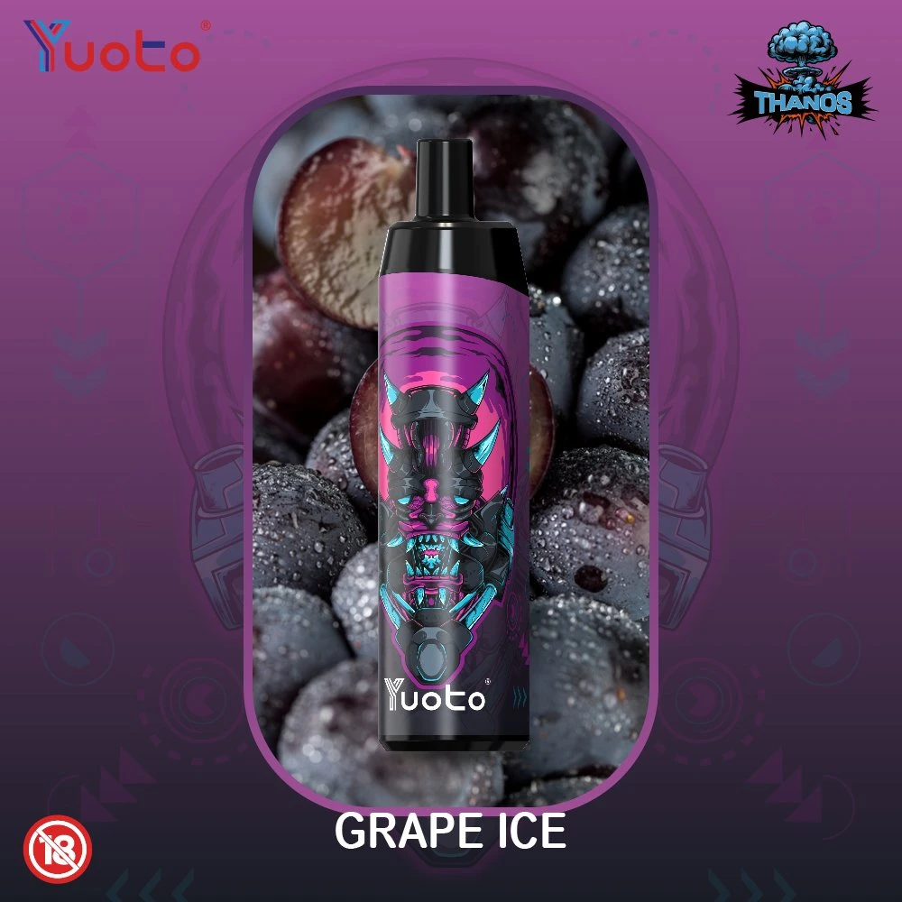 Más caliente Yuoto desechable VAPE Pod Yuoto Thanos 5000 Puffs personalizados Recargable VAPE desechable sabores Ecig VAPE eléctrico Cigarette