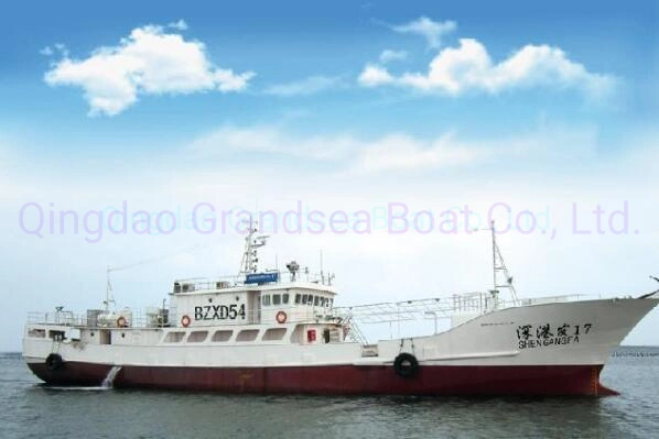 140FT/43m Steel Ocean Chest Freezer Tuna Commercial Longline Fishing Boat Ship for Sale