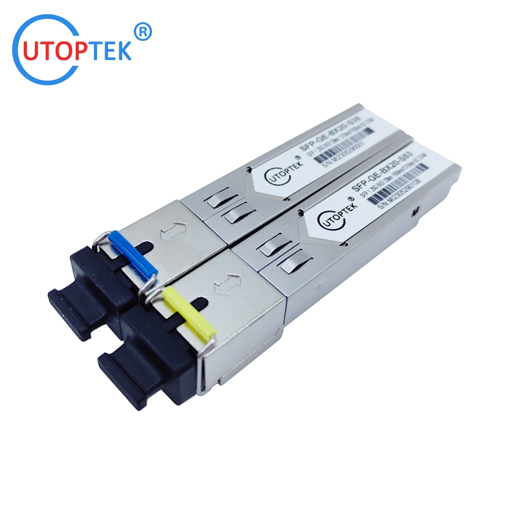 Industrial Wide Temperature 1.25g Bidi Sc 3km 1310/1550nm Ddm Optical Fiber SFP Module