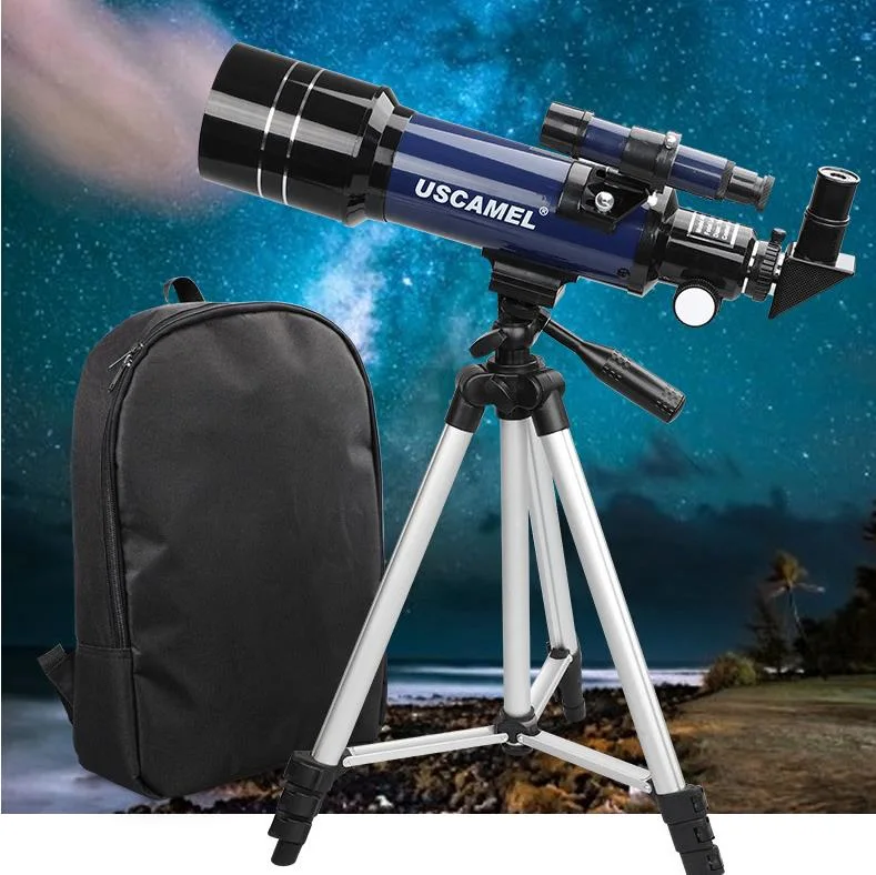 Professional Stargazing Astronomical Telescope with Star Finder, Single-Tube Children's Astronomical Telescope, Outdoor High-Power HD Refracting Telescope