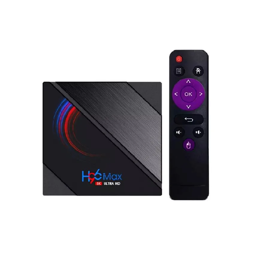 H96 MAX H616 4 GO DE RAM 64 GO DE ROM ANDROID TV 10 Boîte